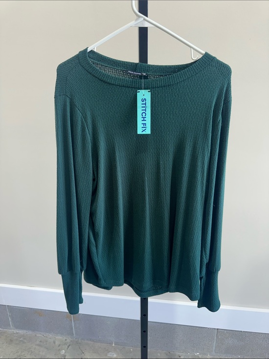 Pink Clover Tops - NWT Pink Clover green top women’s size Large